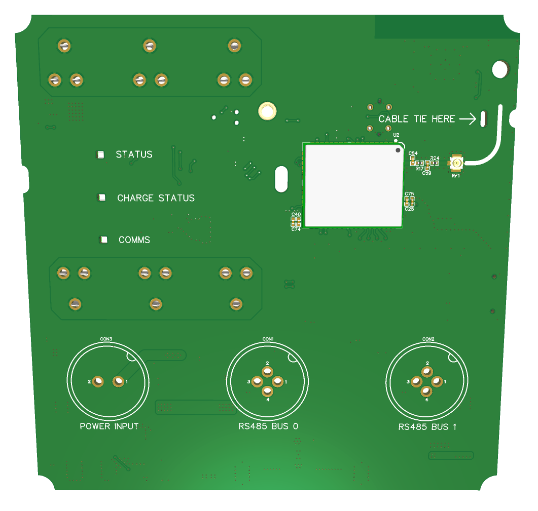 The gateway's PCB.