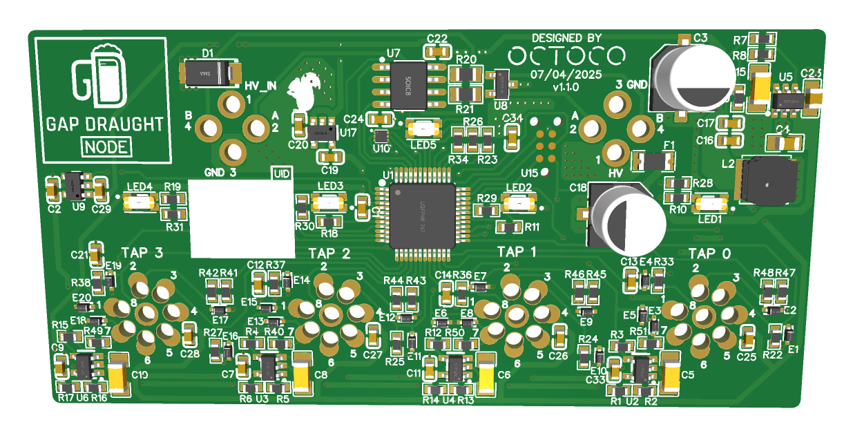 The node's PCB.