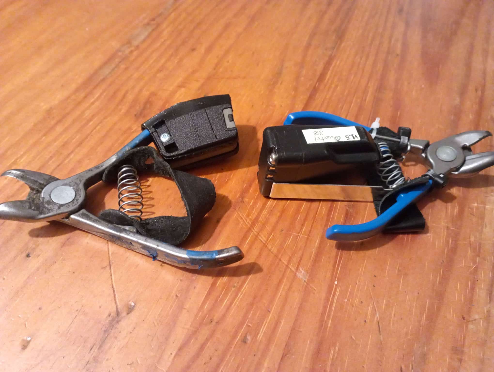 The V2 enclosure next to the old V1 enclosure (also designed by RKID).